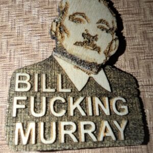 Wooden Bill Murray Car accessories comes w set of 4 , or buy a piece